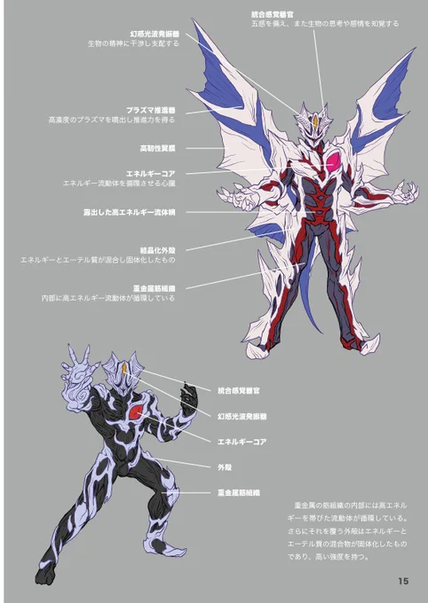 キリエロイド 同人誌より再掲。 #ウルトラマントリガー #ウルトラマンティガ
