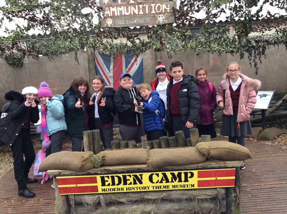 AcademyBrooke's tweet photo. Year 6 enjoyed a fantastic visit to Eden Camp, today. It really brought our topic to life, and the children clearly had a great time! This is just a teaser selection from the first iPad; more photos will follow... https://t.co/5ReEowoYIO