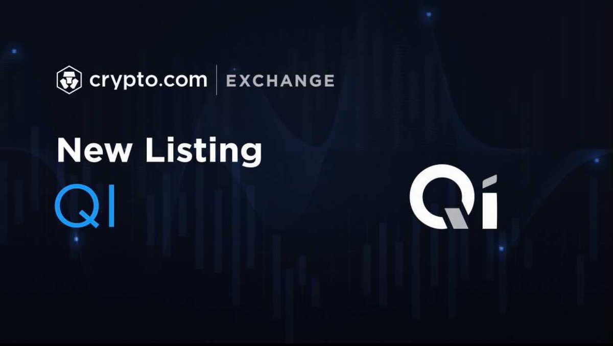 Crypto.com Exchange lists BENQI $QI.
Trade the #QI #USDT pair now.

Sign Up 👉crypto-exchange.onelink.me/E54m/6cf81eb9