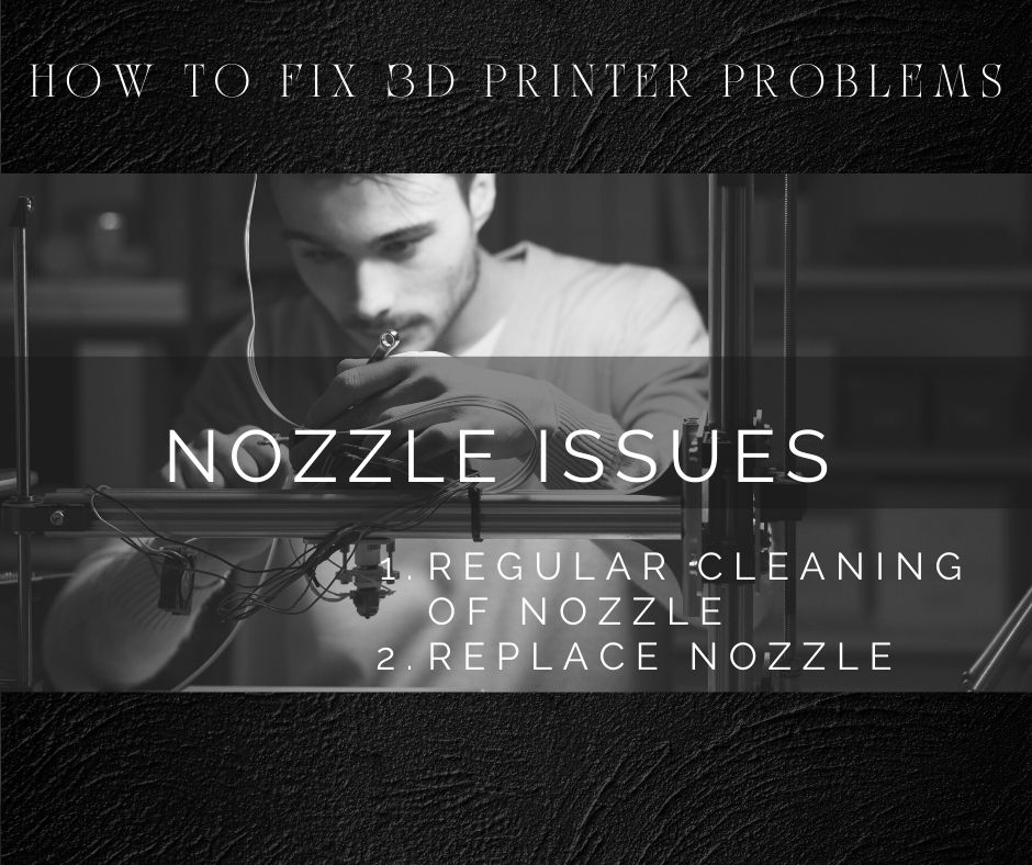 printingtech3d's tweet photo. #Nozzle issues include #clogging, caused by the accumulation of dirt in the nozzle over time, and nozzle #damage, due to using abrasive materials in incompatible nozzles.

Fix-1: Regular cleaning of the nozzle.
Fix-2: Nozzle damage can only be resolved by nozzle replacement. https://t.co/USbGEKEUsm