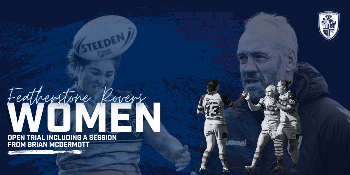 FevRoversRLFC's tweet photo. 🟦 WOMEN | Our open train and trial session will feature a coaching session from Men's Head Coach Brian McDermott.

Sign up today for your place at the session ➡️ https://t.co/pZtYEtm0dO

#UTR | #BlueWall | #OneClub https://t.co/nD7LnPWrUR