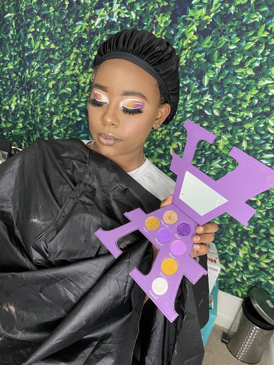 AdmiredCreation's tweet photo. Get this look Alcorn ladies! All palettes are $45 today until midnight 💜  Retweet this post and tags us after you make your purchase 😎 #alcorn21 #alcorn22 #alcorn23 #alcorn24 #alcorn20 https://t.co/rsrA8gDISi