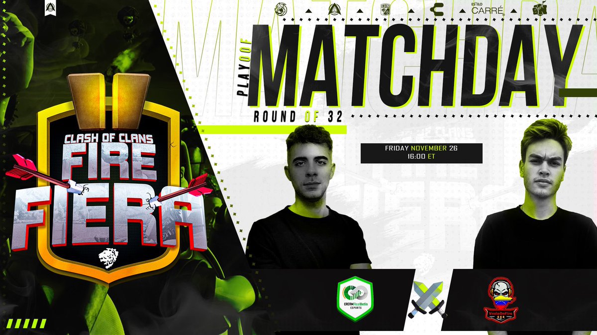 Juan1980RL's tweet photo. ⚔️ MATCH DAY ⚔️

Octavos de final de @FireFiera contra @VnzlaOnFire_COC .

¡Sin duda será una batalla muy emocionante! 

#GoCream 💚 https://t.co/e7O0i3UM2d