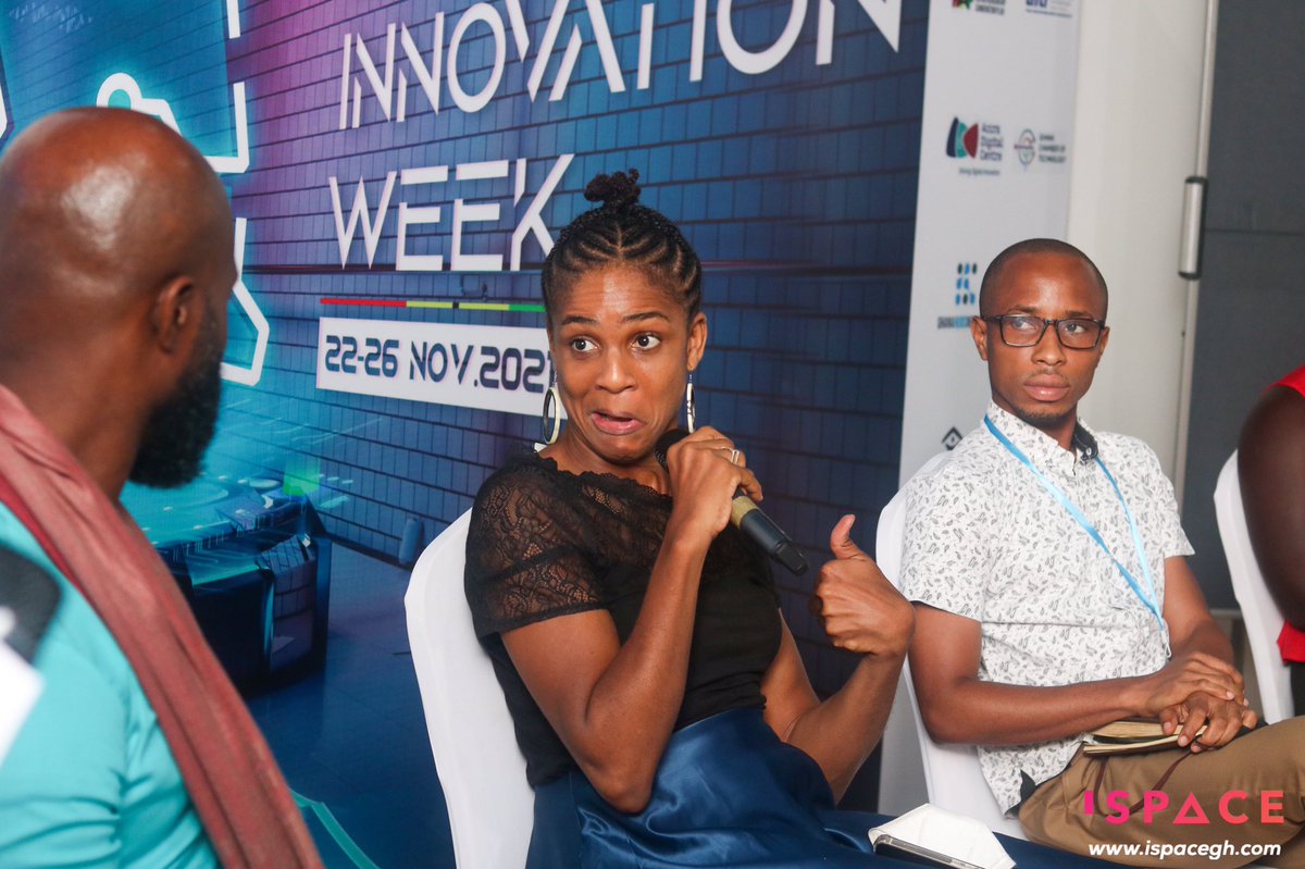 iSpaceGh's tweet photo. During the discussion, Farida Bedwei shared that "When we build with inclusion in mind, everybody wins."
#techingh21
#iSpaceImpact
#GDIW21 https://t.co/2KkB41SNh4