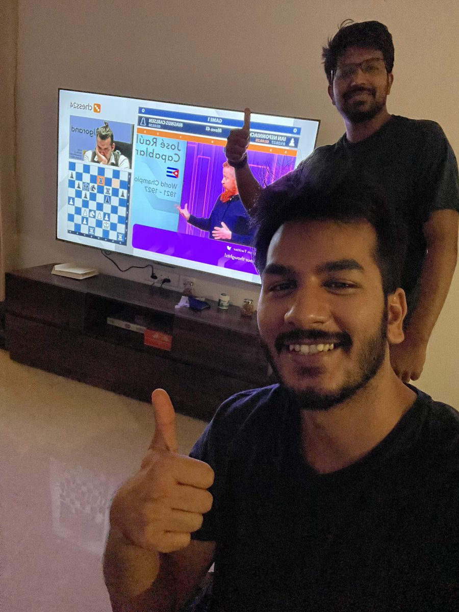 147anuj's tweet photo. Loving the grind already #C24Live #worldchesschampionship #teammagnus https://t.co/r7rtMp6rkl