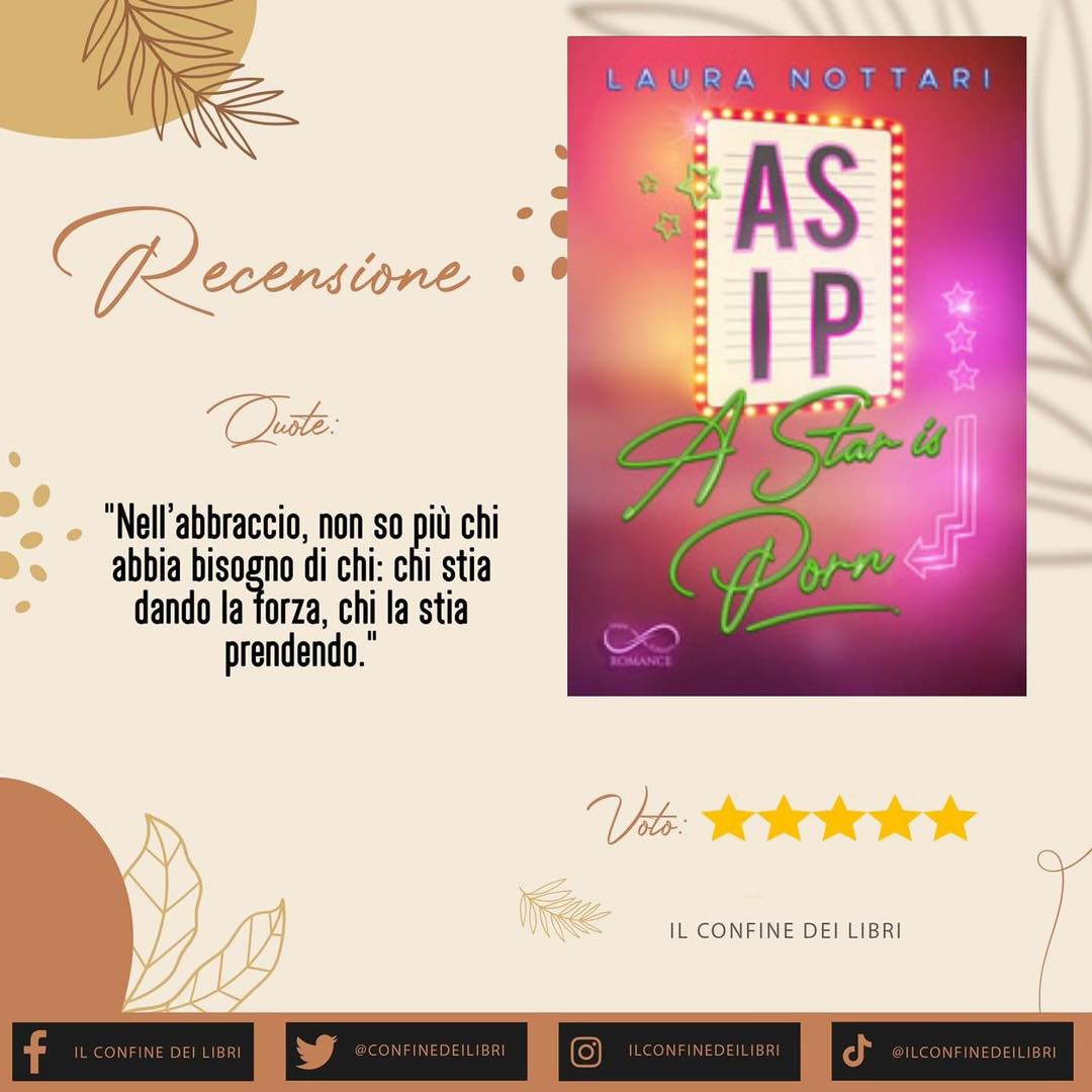 confinedeilibri's tweet photo. È in blog la #review di "A Star is Porn", romance esilarante scritto da Laura Nottari e edito da @HopeEdizioni!
#LeggiconilConfine

https://t.co/fnzgnl3Suu https://t.co/OW4cIcWKZM