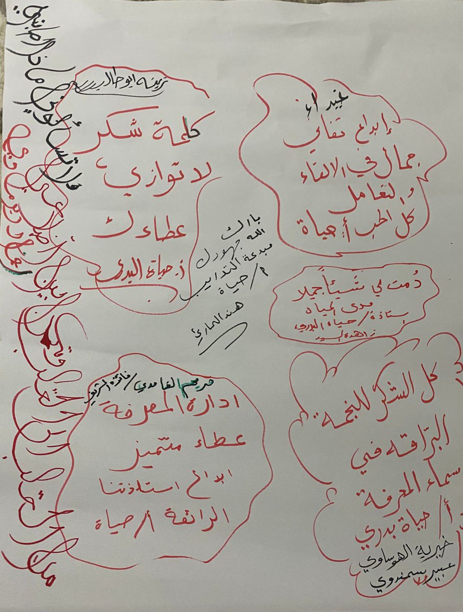 HM_badri's tweet photo. كل الشكر والتقدير ل٠عمالقة
دورة ( إدارة المعرفة )
كلمات بعضكن تبقى وسام على الصدر٠٠ ووميض على الطريق ٠٠
وتحفيز في سماء الإبداع٠٠
انتن رائعااااات ٠٠
❤أحبكن ❤ https://t.co/7IKxS1Wfxr