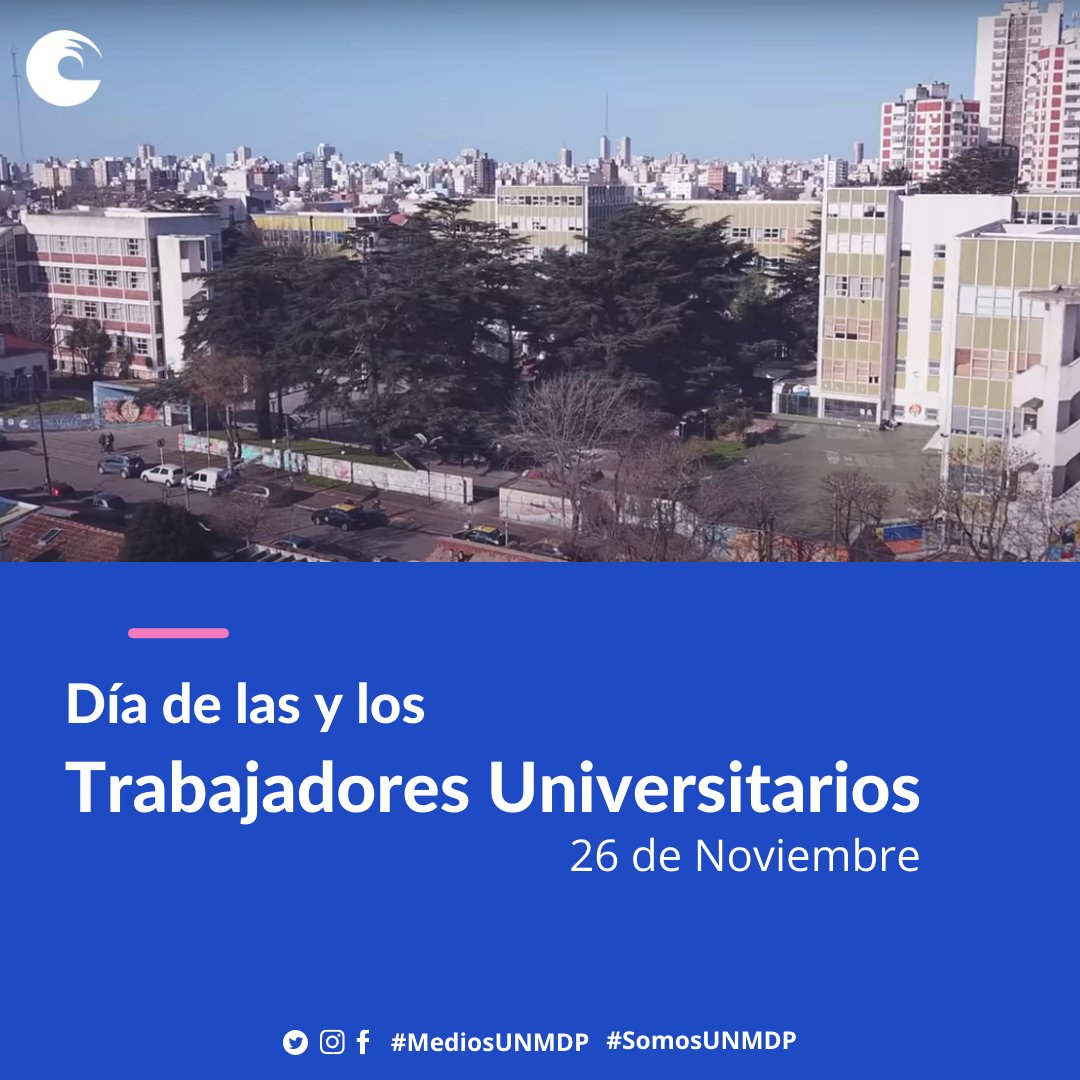 Saludamos especialmente a quienes trabajan diariamente en la #UNMDP
Feliz Día!