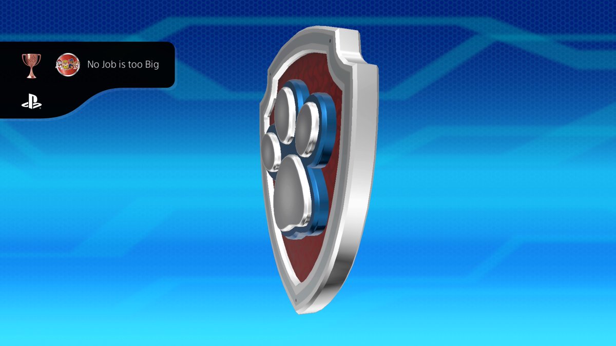 Paw Patrol: On a Roll!
No Job is too Big (BRONZE)
#PlayStationTrophy #PS5Share, #PawPatrolOnaRoll