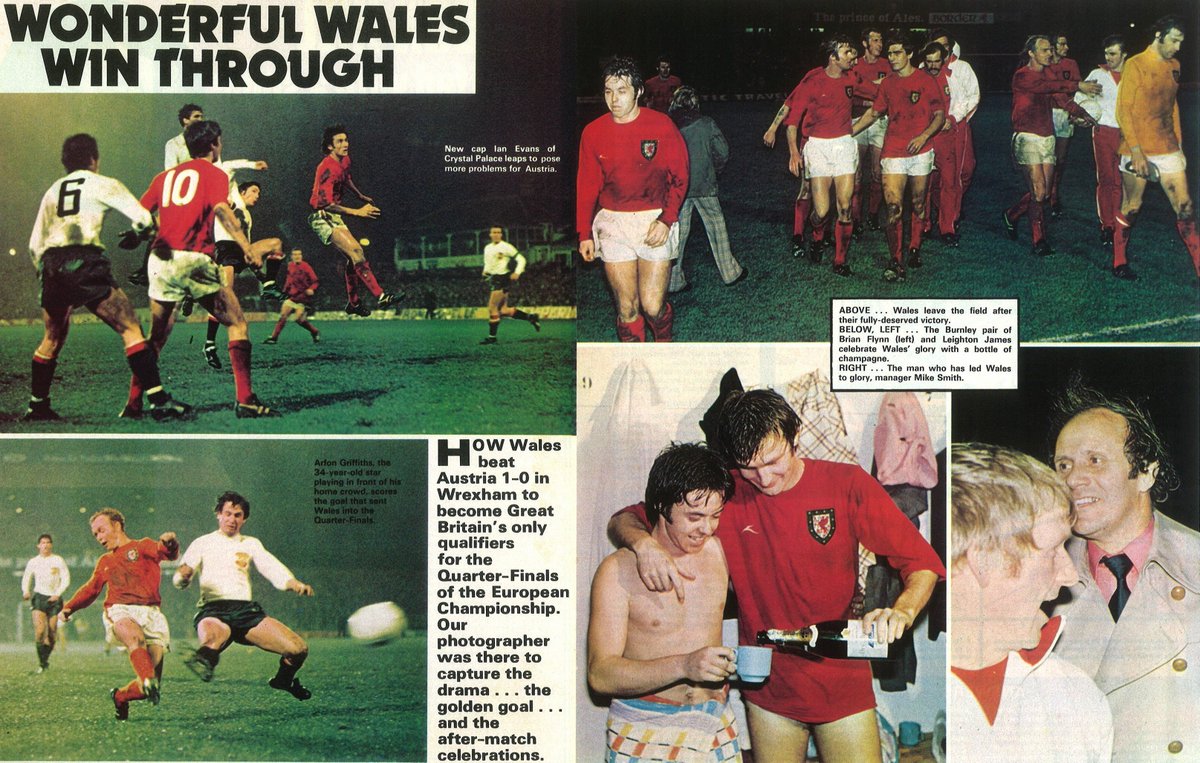 Wales' win v Austria at The Racecourse in 1975 was a key moment in the history of our game. It was the first time we didn't play God Save The Queen pre-match.  "Wales are the greatest fighters I have ever seen", said the coach Branko Elsner.