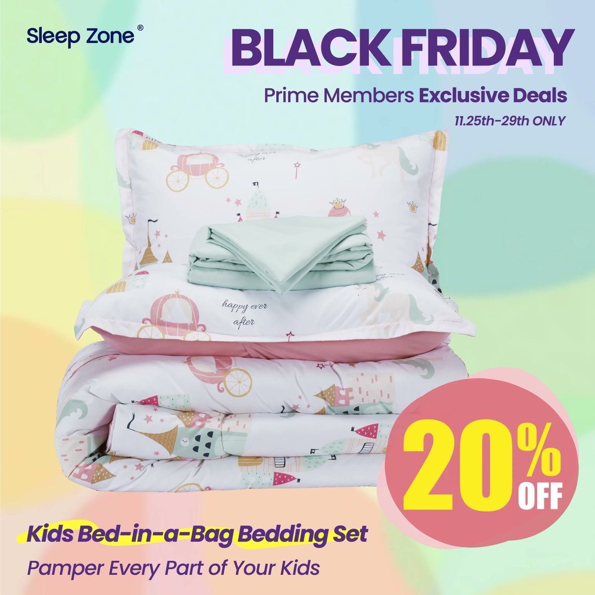 ⚫️ BLACK WEEK ALERT ⚫️⁠
Enjoy 20% OFF for Jersey Knit Cotton Sheet Set from 25th Nov. – 29th Nov. PST⁠
Don't miss this chance to level up your bedding!🔥
Shop here: buff.ly/3HNIZmK

#sleepzone⁠