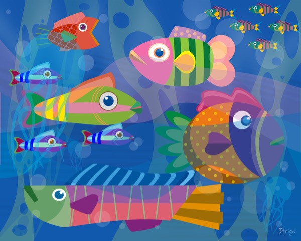 Families love our kid-friendly snorkeling and fishing tours. Book a private tour for vacation memories to last a lifetime (artwork by Nick Striga). cevichetours.com/eco-tourism-me…