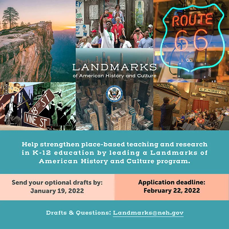 The meal is done and the shopping can wait...so why not apply for a #NEHgrant? 

Landmarks programs offer virtual &amp; residential workshops for K-12 educators across the country. 

Learn about designing &amp; applying here: 
👉 buff.ly/2YzUs7H 

#NEHWhyHere #Twitterstorians