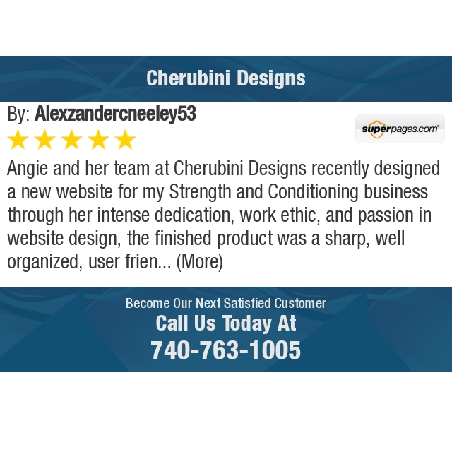 5 Star: alexzandercneeley53 "Angie and her team at Cherubini Designs recently designed a new website for my..." spag.es/3cRkJC1