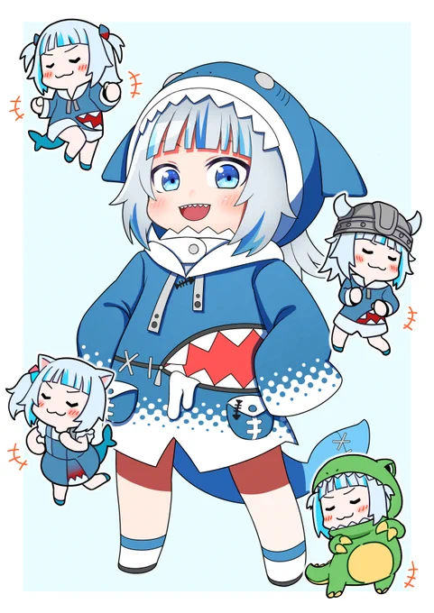 #gawrt 
サメちゃん 
