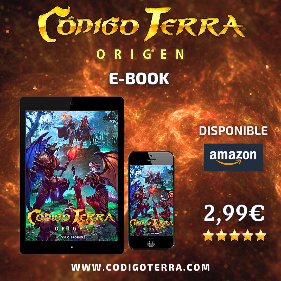 Primer volumen de la saga Código Terra
Disponible en Amazon: amazon.es/CODIGO-TERRA-O…
#libros #fantasia #cienciaficcion