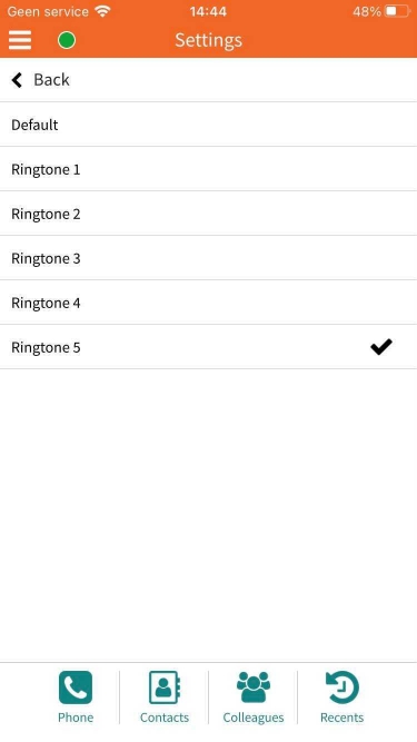 Nieuwe versie van de VoipCenter UC softphone applicatie beschikbaar: ondersteuning voor verschillende ringtones. Download via respectievelijke stores. #voip #cloud #telefooncentrale #pbx #softphone