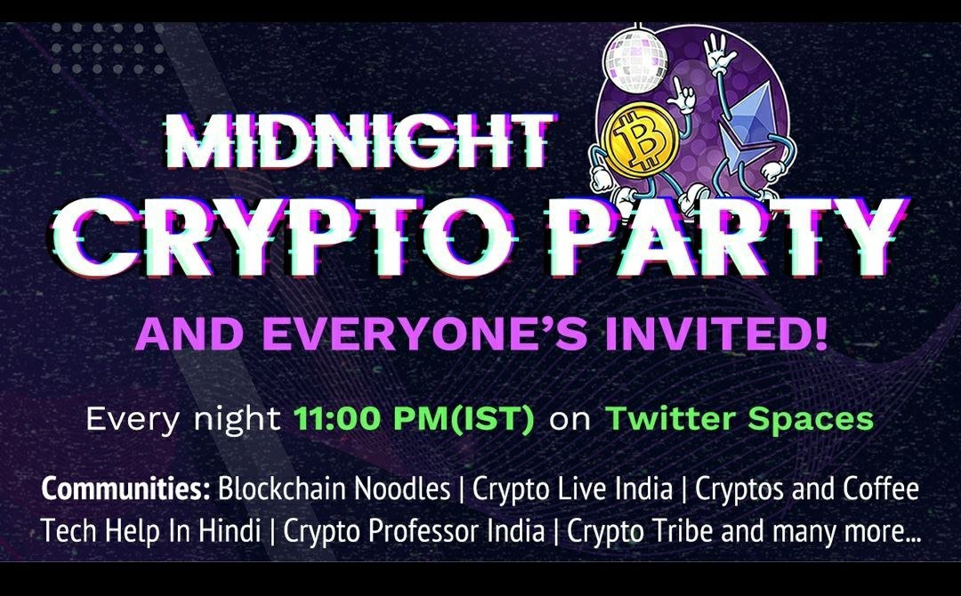 0xKrishnac7's tweet photo. The doors for the party open at sharp 11. Do tune in!
@imvijaygir @cryptorohittt
https://t.co/kUkz4Nzgab https://t.co/ixnyxHDCWH