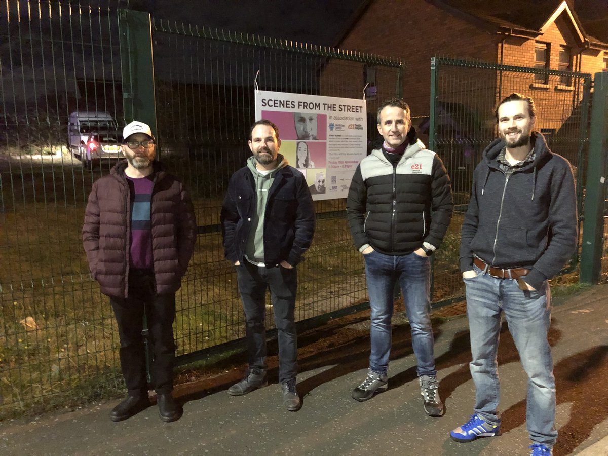 Thanks to all the         #ScenesfromtheStreet crew, who contributed to the journey.  Was great to be joined last week on location by Matthew Malcom from <a href="/ArtsCouncilNI/">Arts Council of Northern Ireland</a> Creative Industries  and Thomas <a href="/themusicyard/">THE MUSIC YARD LARNE</a> as well as <a href="/WildbirdMoray/">Graeme Roger</a> @stevekell41110 #publicart #Community