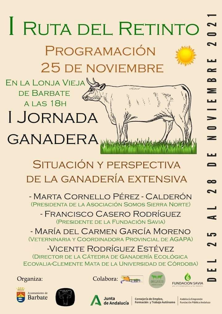 ganaderasextens's tweet photo. Primera Jornada Ganadera en Barbate. Situación y perspectiva de la #ganaderíaxtensiva. Una gran tarde con unas ponencias magistrales. Gracias al Ayto. de Barbate, Andalucía Emprende Cádiz, @fundacion_savia  y magníficos ponentes. https://t.co/HqFSwAuAmg