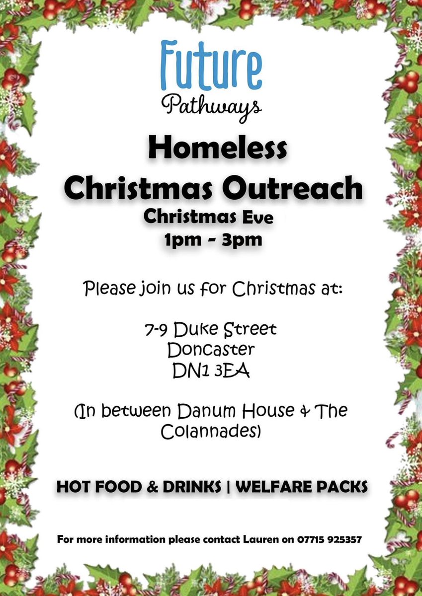 futurepathways_'s tweet image. It's that time of year again! We’re transforming our school over Christmas while it’s empty. We're looking for donations of: 
💙 Socks, Hats, Scarves, Gloves 
💙 Toiletries or anything else you can think of
Please get in touch if you think you can help #doncasterisgreat