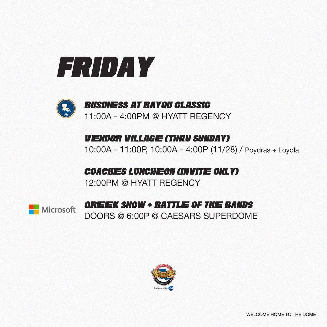 SouthernU_BR's tweet photo. Tonight we handle business 👏🏿 at the #GreekShow and #BattleOfTheBands presented by @Microsoft at 7:00 pm doors open at 6:00 pm! #WeAreSouthern #HumanJukebox #HBCU #DeltaSigmaTheta #SigmaGammaRho #KappaAlphaPsi https://t.co/wRAZGBB1Bp