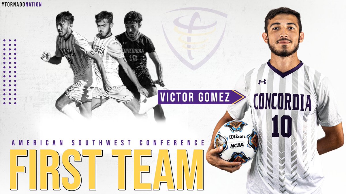 Senior captain Victor Gomez has been named First Team All-ASC

Victor started in 13 of the 16 matches he played. He scored 3 goals and added an assist as our midfield general. This is Vic’s third time being named All-ASC #tornadonation