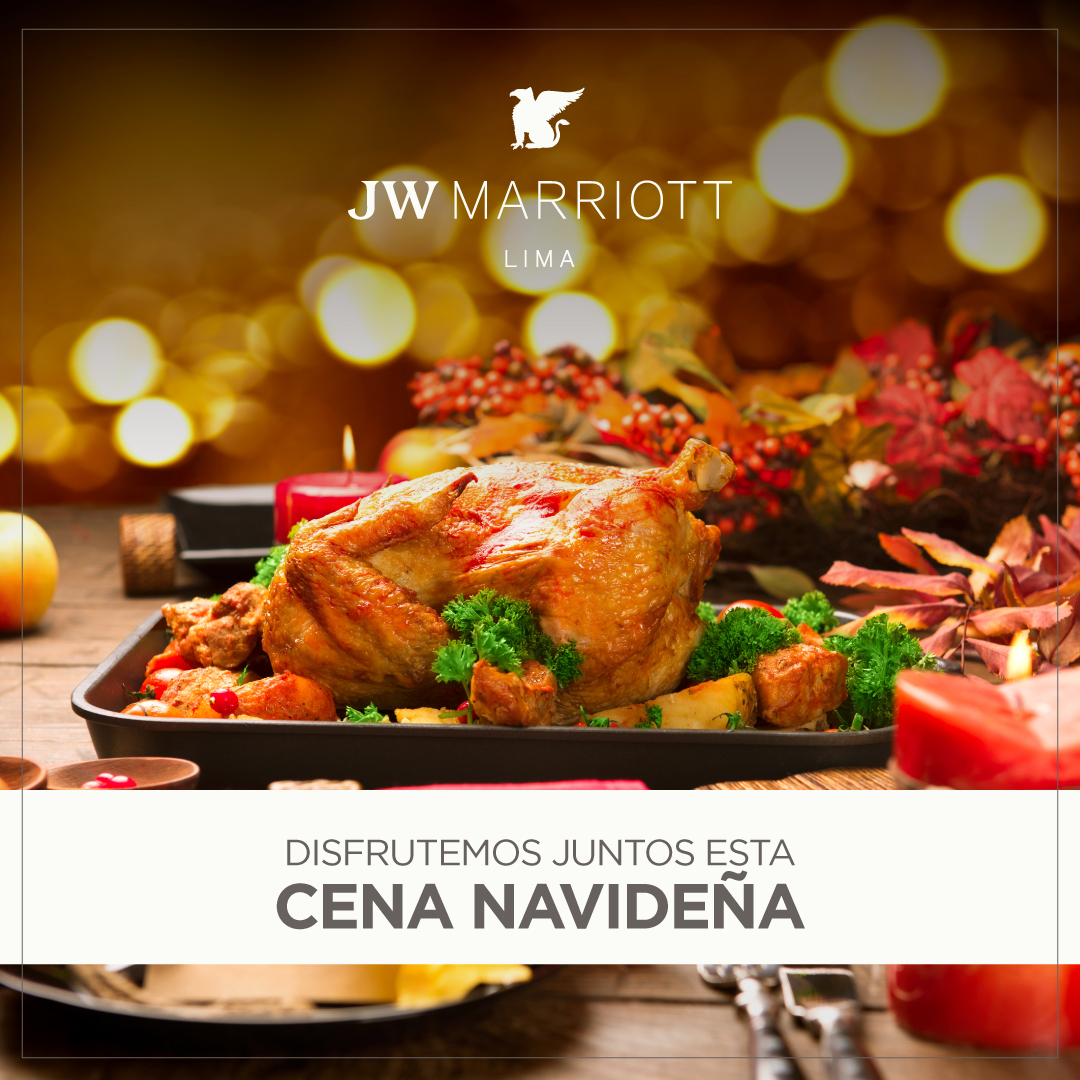 ¡Despreocúpate esta Navidad con nuestra cena navideña para llevar!
Incluye: pavo al horno, jamón glaseado, pastel de papas, ensalada, arroz árabe, focaccia y red velvet.
Reservas: 📞 marrbnvy.com/6180JPgu4 / ☎️ 01217-7000 / 📩 lavista.lima@marriott.com