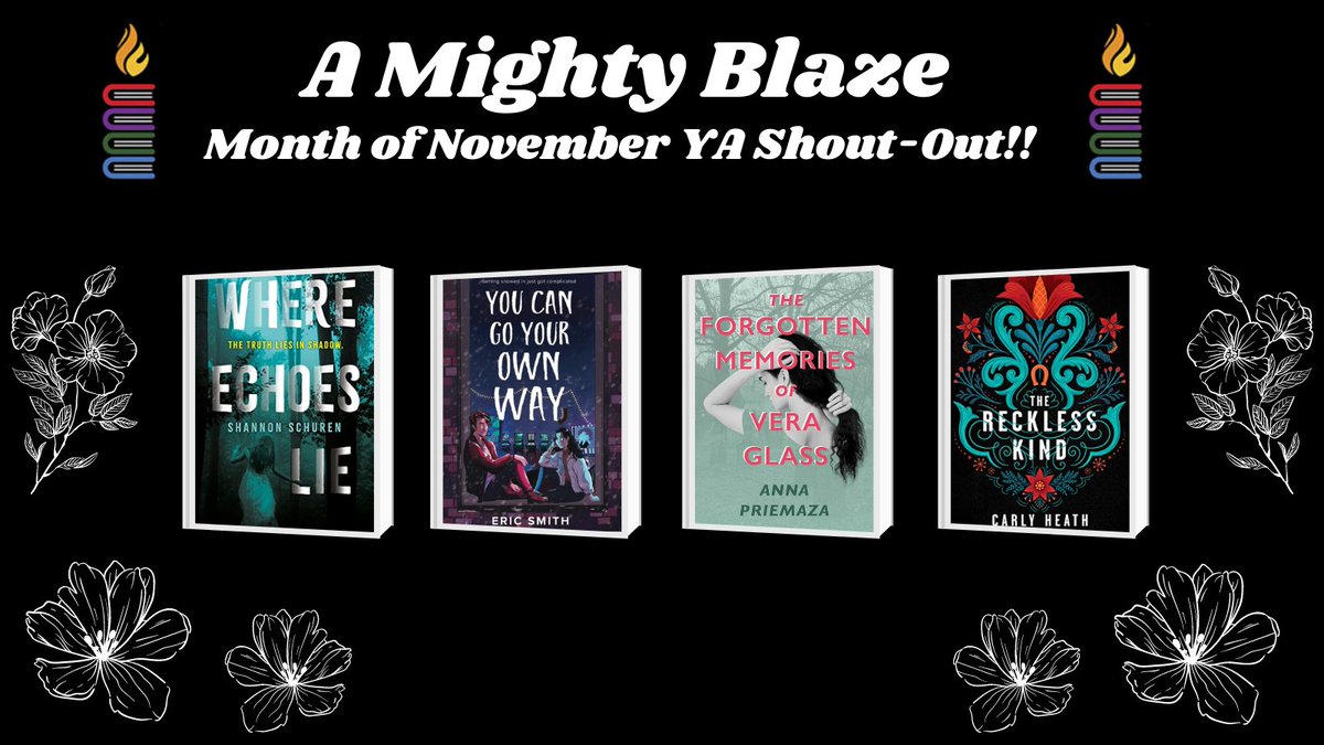 📚🎉 Our November #yashoutout features the newest works of @shannonschuren, #EricSmith, @annab311a, and @carlylheath for some wonderful new YA reads to start off the winter season! #yalit #authorsofinstagram #bookstagram #currentlyreading