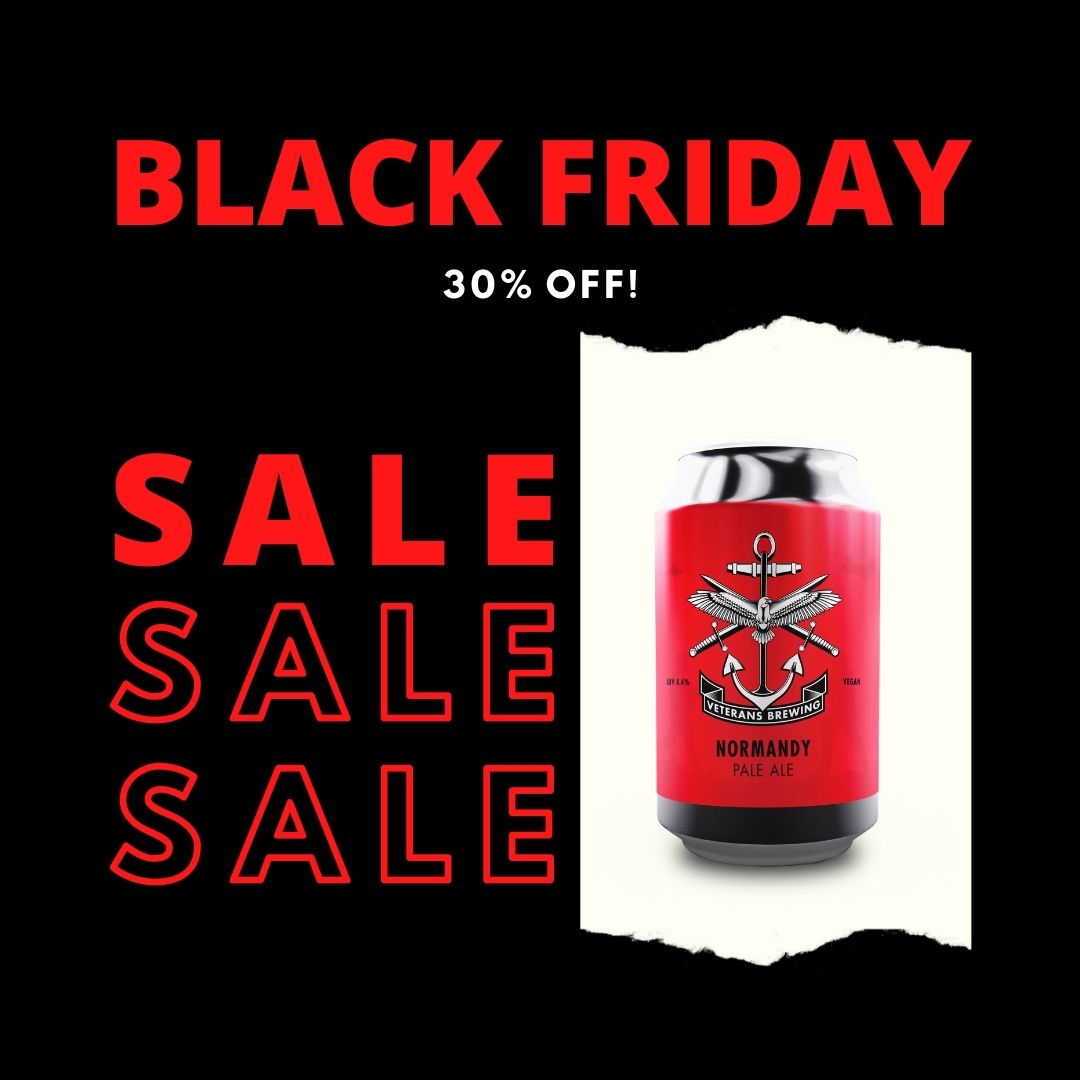 Dont miss out on our BLACK FRIDAY offer! 30% OFF! 
use code FRIDAY30 
veteransbrewing.co.uk
#blackfriday #veterans #drinkresponsbibly