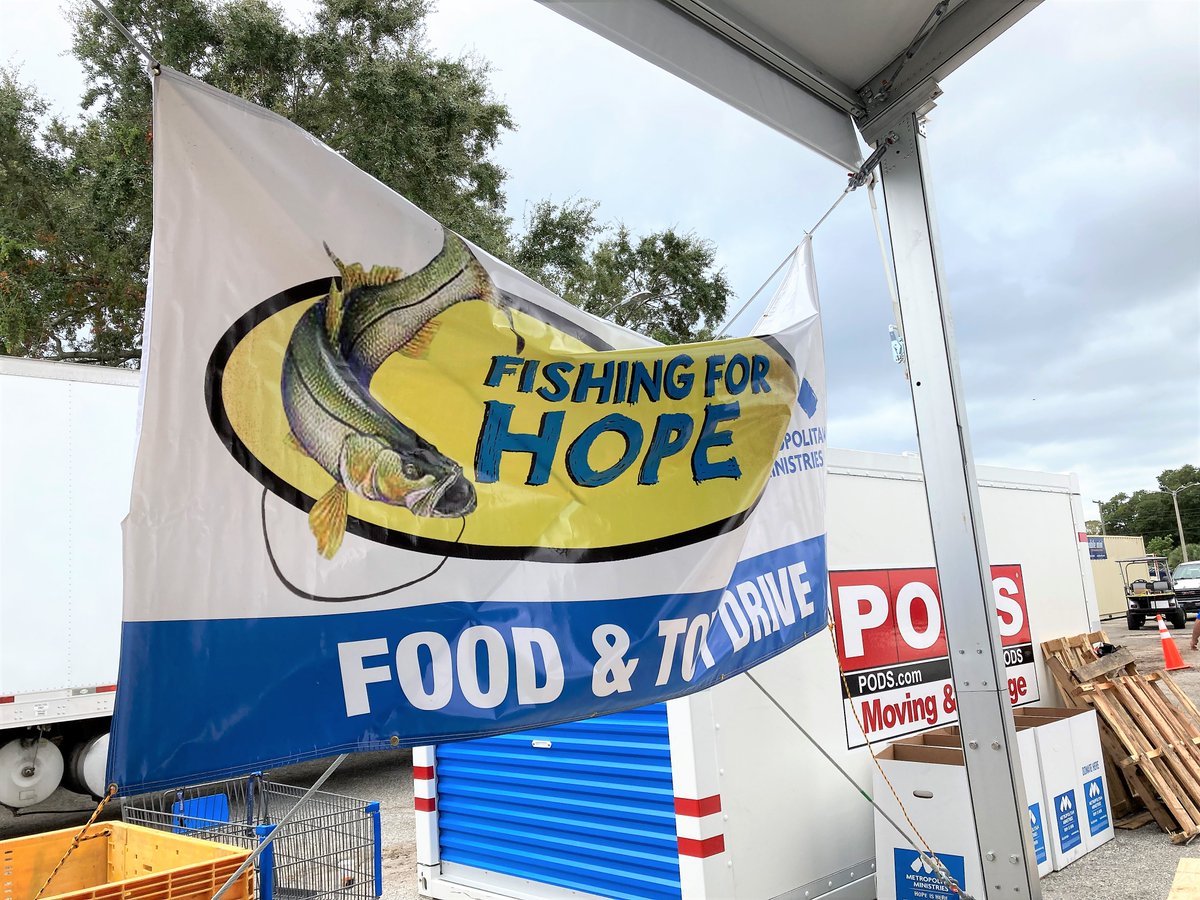 MetroMinistries's tweet photo. We had an awesome time #FishingforHope at the Tampa Holiday Tent with Captain Bill Miller, Captain Mike Anderson, Glen Pla, and their crew of anglers!
The team collected over 10,000 lbs. of food, 267 turkeys, 195 toys, and raised over $5,000 in monetary donations!
#InspireHope https://t.co/GMraqgYCCA