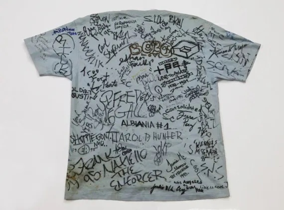 GRAILED on X: Original Supreme 1994 Taxi Driver T-Shirt signed