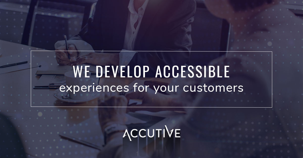 AccutiveIT's tweet image. Accutive serves as a trusted technology partner for financial institutions to ensure their digital banking apps are ADA compliant.

Read our latest white paper here: bit.ly/2XDv8gM

#digitalbankingplatforms #digitalbanking #bankingaccessibility