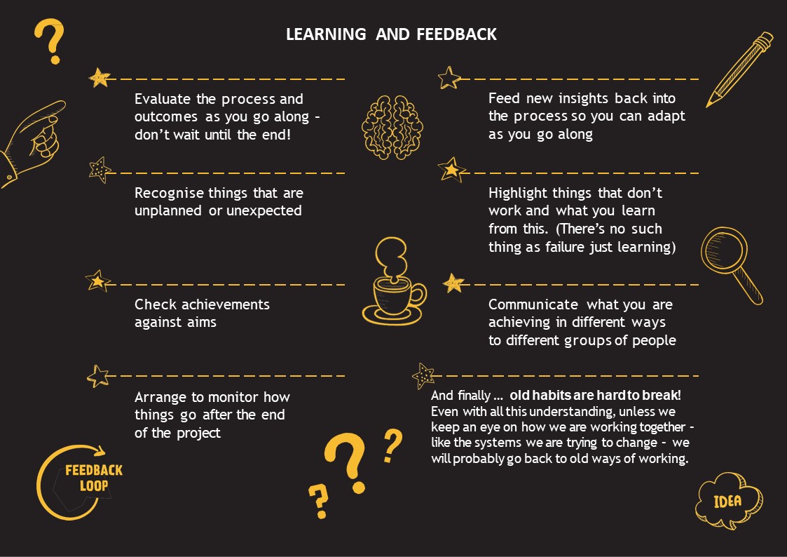 LankellyChase's tweet photo. Some closing thoughts on what we've shared with you today and how it all relates to The Elephants Trail Principles of coproduction. We'd love your thoughts on the extent to which you agree with these as well.
1) Strengths, you've seen lots of examples today of how people have .. https://t.co/hnyX5IsRmu