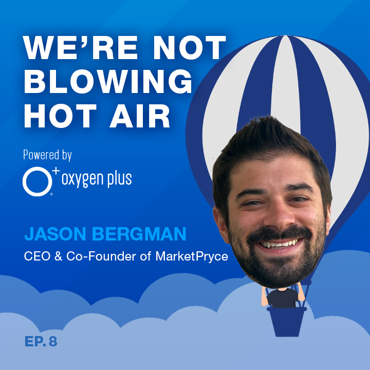 Oxygen_Plus's tweet photo. On Episode 8 of #WereNotBlowingHotAir, Jason Bergman – CEO & Co-Founder of @MarketPryce, shares how he’s crushing it after just launching in January of 2021. (https://t.co/QEoUZ9xSh4 🔗) #oxygenplus #newpodcast #MarketPryce #athletemarketing #sportsmarketing #influencermarketing https://t.co/V6aFWBVU4S