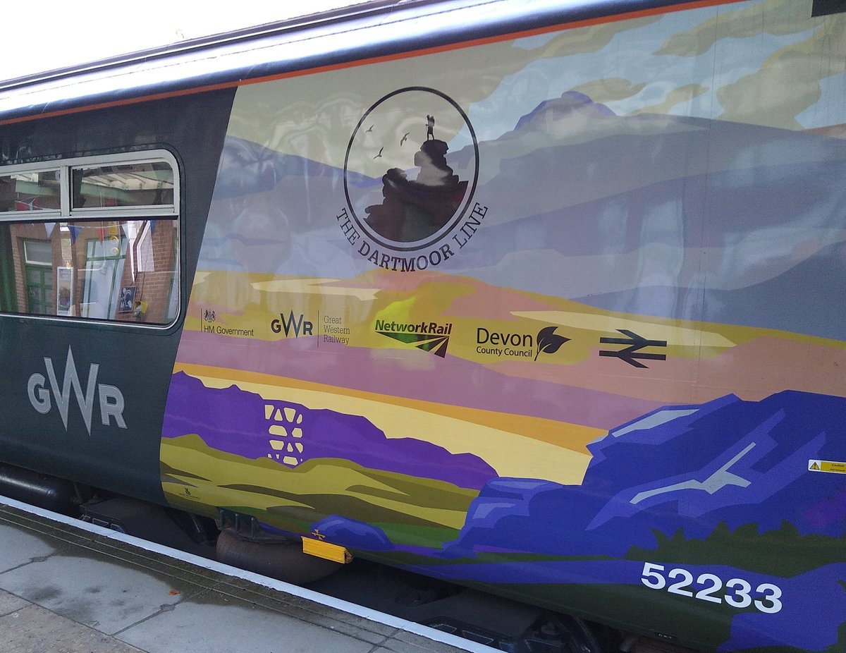 watfordgap's tweet photo. Impressed with the work @networkrailwest & @GWRHelp have done to restore the line to #Okehampton. Smooth journey & good numbers travelling - also on connecting bus which we tried to town. #IntegratedTravel cc @okerailofficial @martinfclarke @DCRailPart @GWRLuke #CommunityRail https://t.co/MZLH3mNDmZ