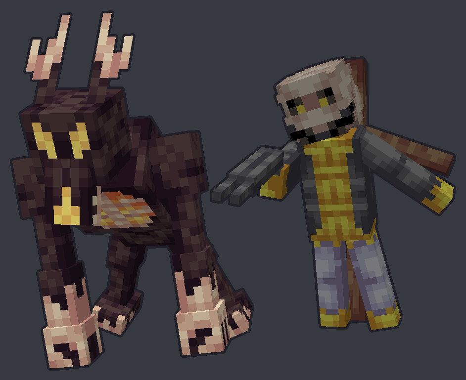 LocalToybot's tweet photo. Mobs for @cosmosminecraft https://t.co/gqkEE8umB7