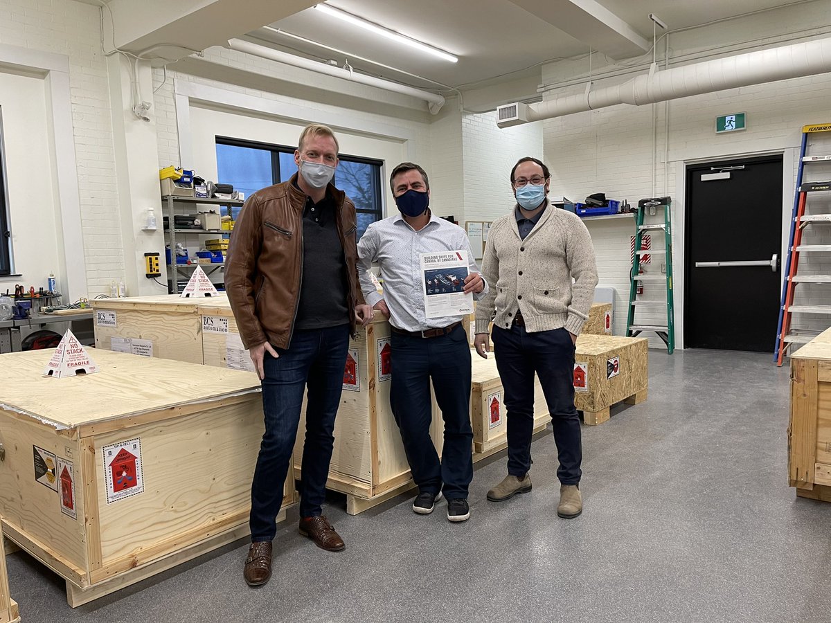 Ryan_r_Williams's tweet photo. BCS Automation is a #bayofquinte innovation company that produces electronic systems for the Vancouver Shipyard. It was great to catch up on their expansion and future growth. We need to continue to build ships for Canada, by Canadians #madeinquinte @quinteecdev https://t.co/rPghFhTf6i