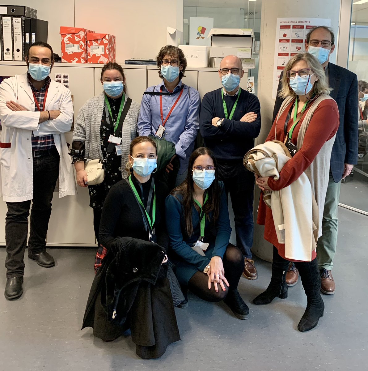 Encantados con la visita hoy al <a href="/donarsang/">Banc de Sang</a> del Prof. @SanchezGuijoF y los equipos de las plataforma de producción de #terapiasavanzadas de <a href="/usal/">Universidad de Salamanca</a> &amp; @IMIB_Arrixaca con motivo de la Reunión Anual de la <a href="/Red_TerCel/">Red TerCel</a>