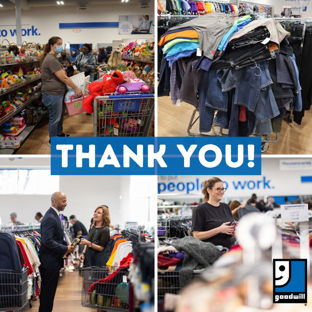 CEOGoodwillNG's tweet photo. I'd like to thank our Goodwill shoppers for continuing to support our efforts in workforce development. With support like this, we were able to have a record breaking month of October. We look forward to continuing to put our north Georgia neighbors to work. 

#goodwillng https://t.co/mENDFg3vl0