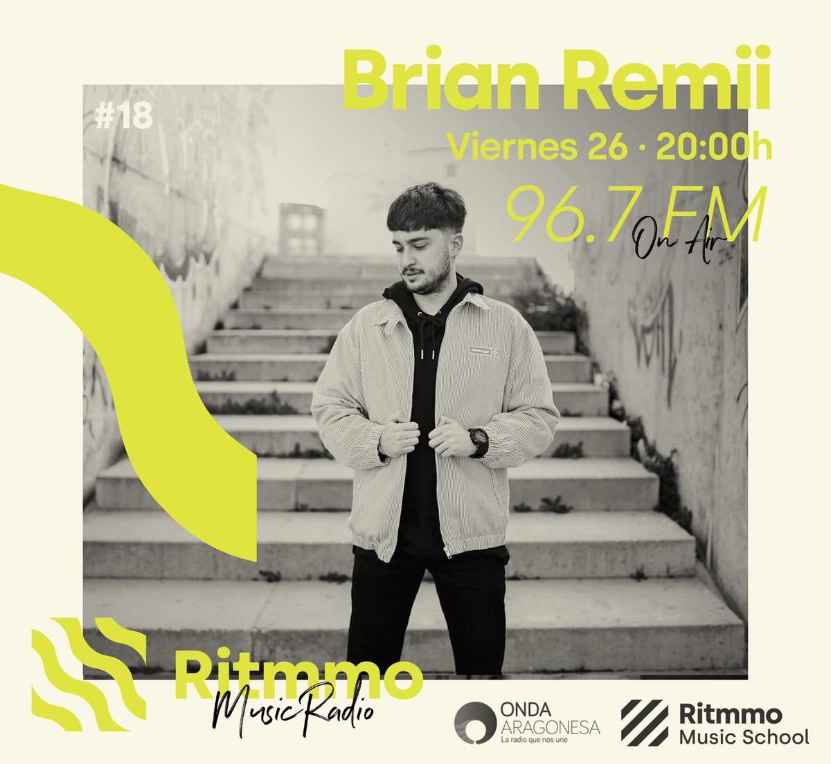Esta noche estaré pinchando en Ritmmo Music Radio!! 🟨 

Bailamos de 20-21h ⚠️
<a href="/ondaaragonesa/">Onda Aragonesa</a> 96.7FM  <a href="/LorenzoNavarro_/">Lorenzo Navarro</a> 
-
Sábado: Shakers Tardeo FM 💲
Domingo: <a href="/MANYCOMEZGZ/">ManyCome ZGZ</a> 🧨
-
<a href="/maximafusion/">Maxima Fusion</a> @aoc115 

#brianremii #radiomix #techhouse #unreleased