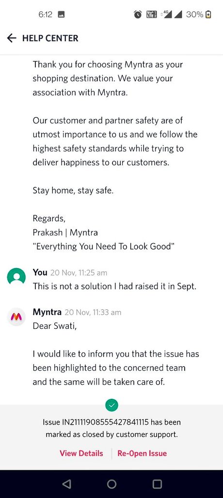 SwatiBhaskarSB's tweet photo. How on this earth would I be able to return the gifted product that too when the return window closed in Sept itself on 20th Sept. They DELIBERATELY delayed providing solution to me before 20th Sept. Hanging the issue for over 80 DAYS now. https://t.co/hVxISh16Iv