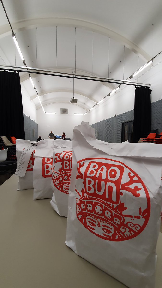 NIDevConf's tweet photo. Tasty treats from Bao Bun Street Food have just arrived for our last evening of #NIDCMeetupWeek.
Still time to make it down!
Join us for BLUG's balloon debate on software business modeks at @ormeaubaths from 5:30pm - 7pm.
Mini-social after.
Tickets at https://t.co/B8vt40fuJS https://t.co/D5AvJZivCm