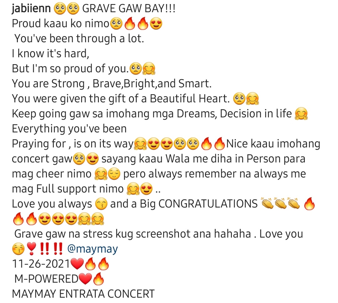 asher_3016's tweet photo. 👏👏👏

MPOWERED MAYMAYConcert
#MaymayMpowered https://t.co/NbLykFCTF2