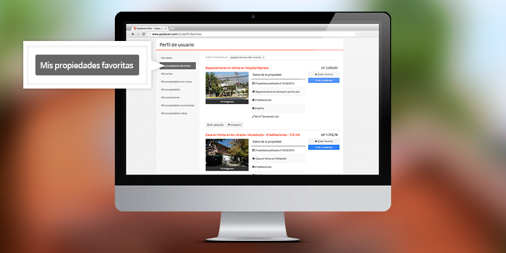 [FAQs] ¿Como puedo ver mis anuncios favoritos en #goplaceit? goo.gl/vzqqHo