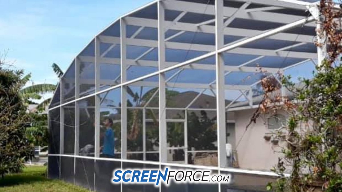 We repair and replace damaged Pool Enclosure Screens! Order your repair TODAY with our Exclusive Online Ordering tool at screenforce.com