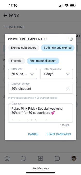 Puja&rsquo;s pink Friday sale has started!  50% off!!  Come see my feet and catch up on content you&rsquo;ve missed