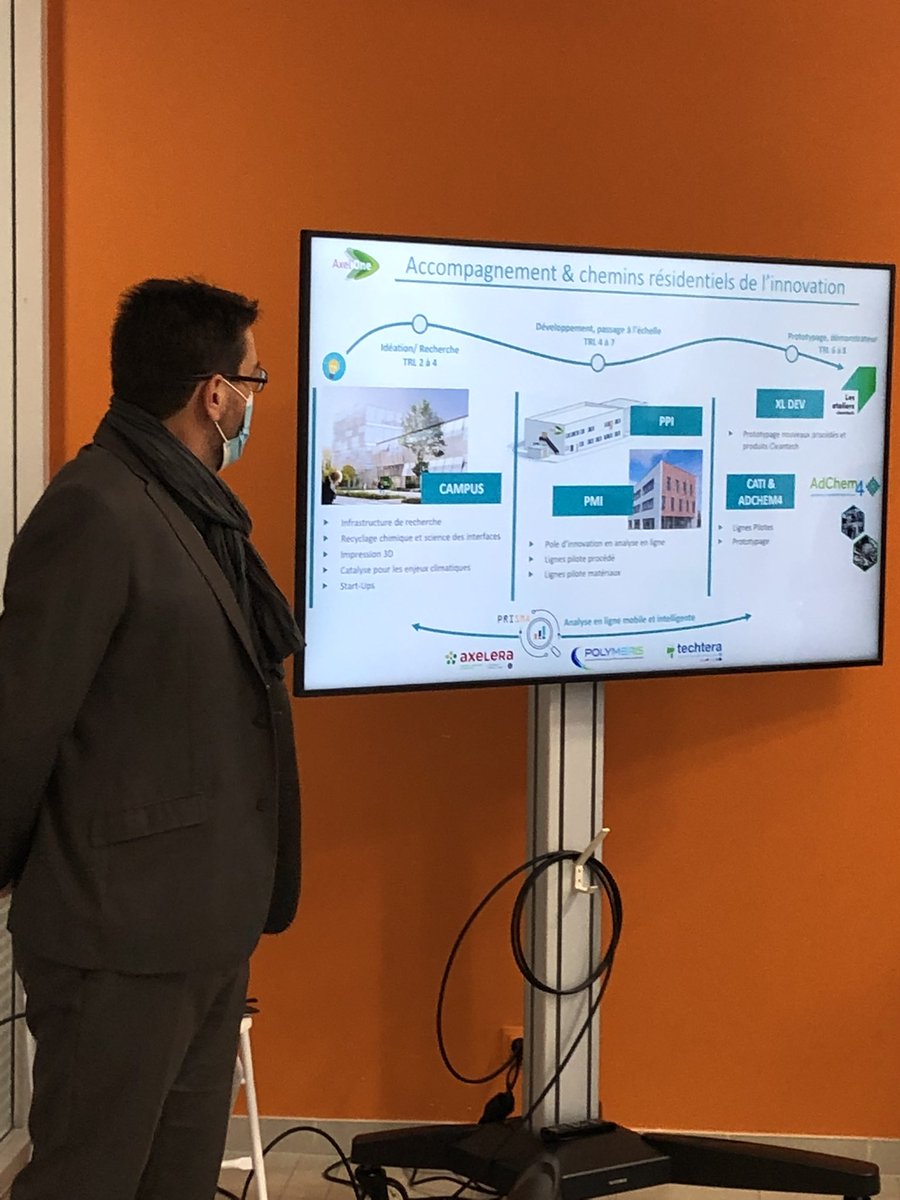 ChGeourjon's tweet photo. @axelone a 10 ans! Déjà beaucoup de succès industriels pour cette plateforme d’innovation collaborative en chimie-environnement. A l’occasion de cet anniversaire présentation des projets #MeCaWare, #3dFab et #SMAPI. Une plateforme soutenue par la Région @auvergnerhalpes. https://t.co/NLJFxbSApt