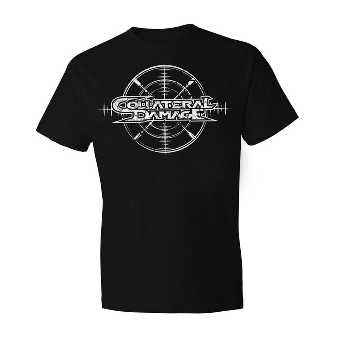 CDamageINC's tweet photo. Get our Collateral Damage "Bullseye" Tee for 15% off at @SoundEscAgency's site!

Promo code "tshirts15".
#BlackFridaySale https://t.co/71gJZ5BOuk