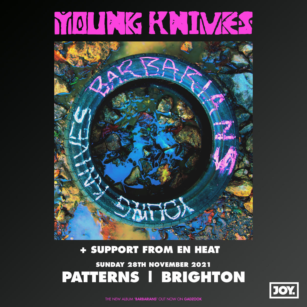 En Heat and <a href="/youngknives/">¥[]U|\|G K|\|!v€$</a> at <a href="/PatternsBTN/">Patterns</a> this Sunday!